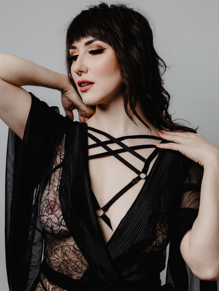 Criss Cross cage bra