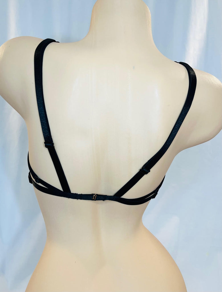  Plus Size Body Harness Bra Strap Tops Caged Hollow Out