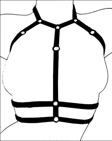 Criss Cross cage bra – ONYX Bodywear
