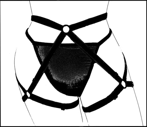 Cheeky bottom harness