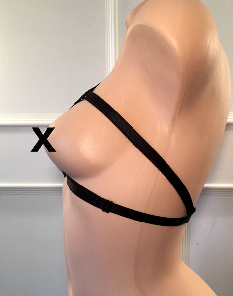X cage bra - limited edition, white